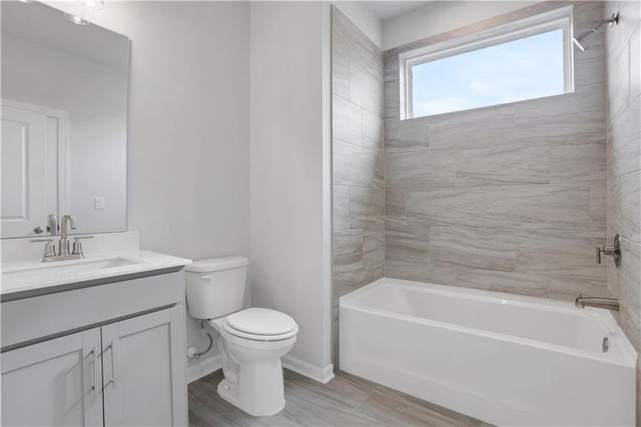 Furnished interior view inside a new home in Acacia, Cumming (Image 13).