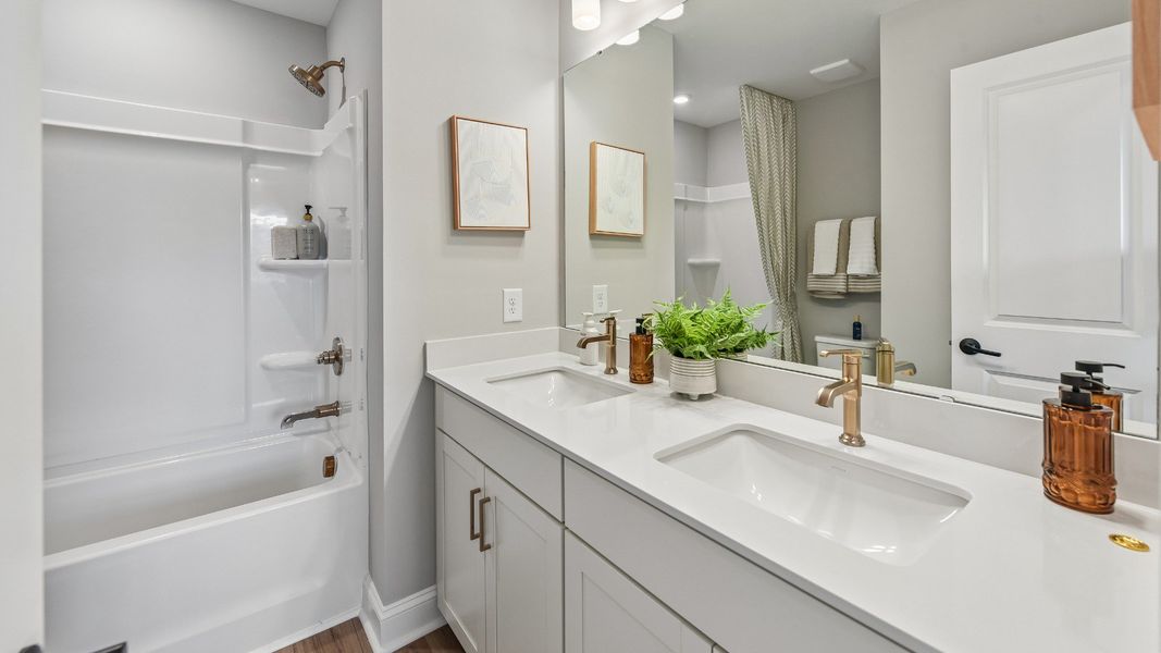 The Rochester Plan by DRB Homes in Odell Park Charlotte NC - Bathroom 2 The Rochester Plan by DRB Homes in Odell Park Charlotte NC - Bathroom 2