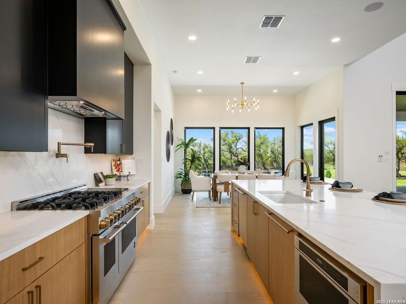 Furnished interior view inside a new home in , Boerne (Image 61).