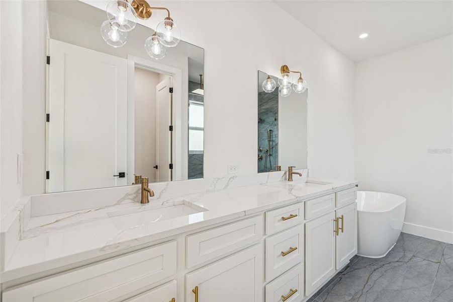 Furnished interior view inside a new home in , Tampa (Image 36).