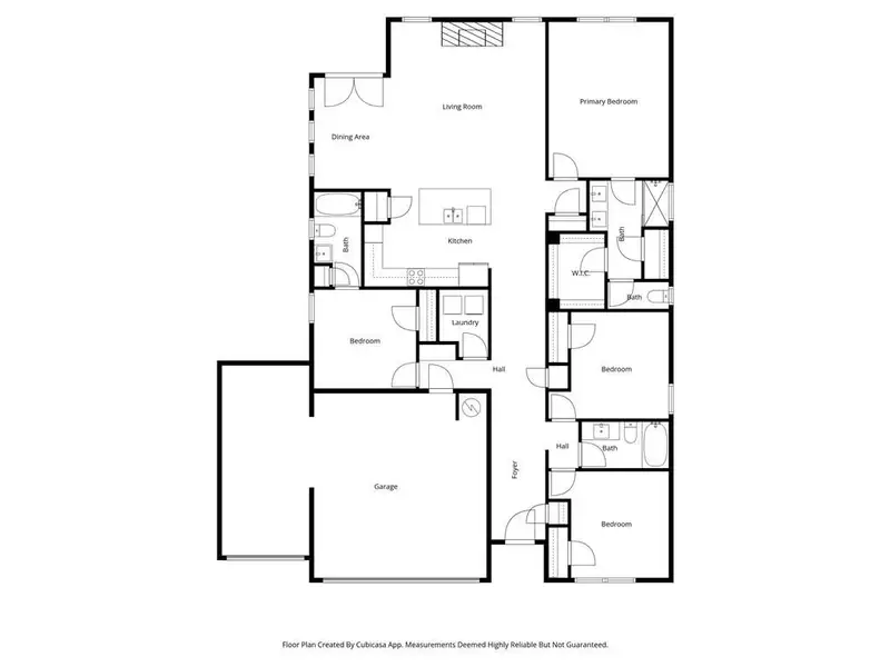2D floor plan layout of this home in , Cartersville, GA (Image 5).