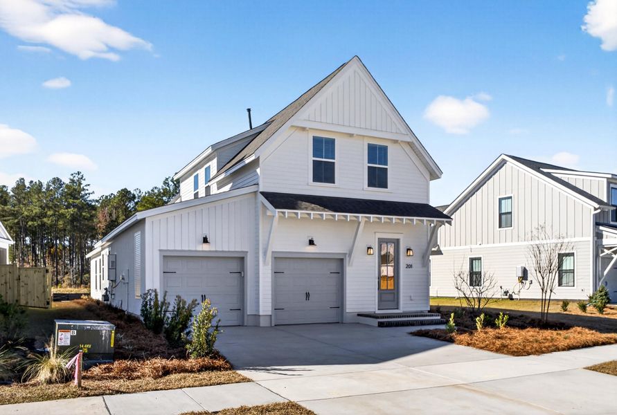 Front exterior of a new home in , Summerville, SC, highlighting curb appeal (Image 19).