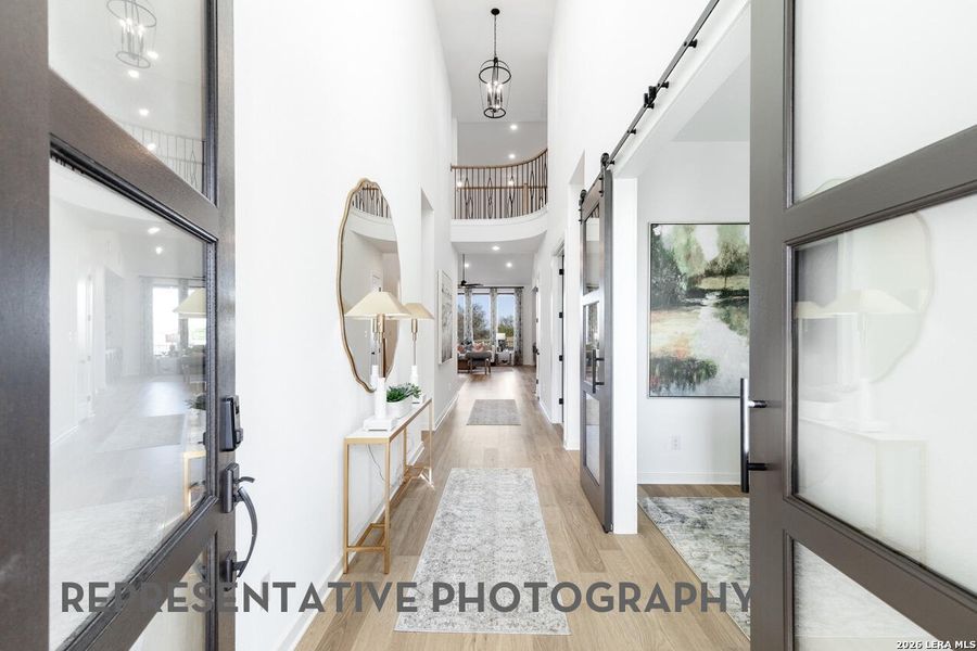 Furnished interior view inside a new home in Mont Blanc, Schertz (Image 7).