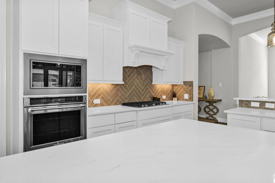 Furnished interior view inside a new home in Artavia 70′, Conroe (Image 40).