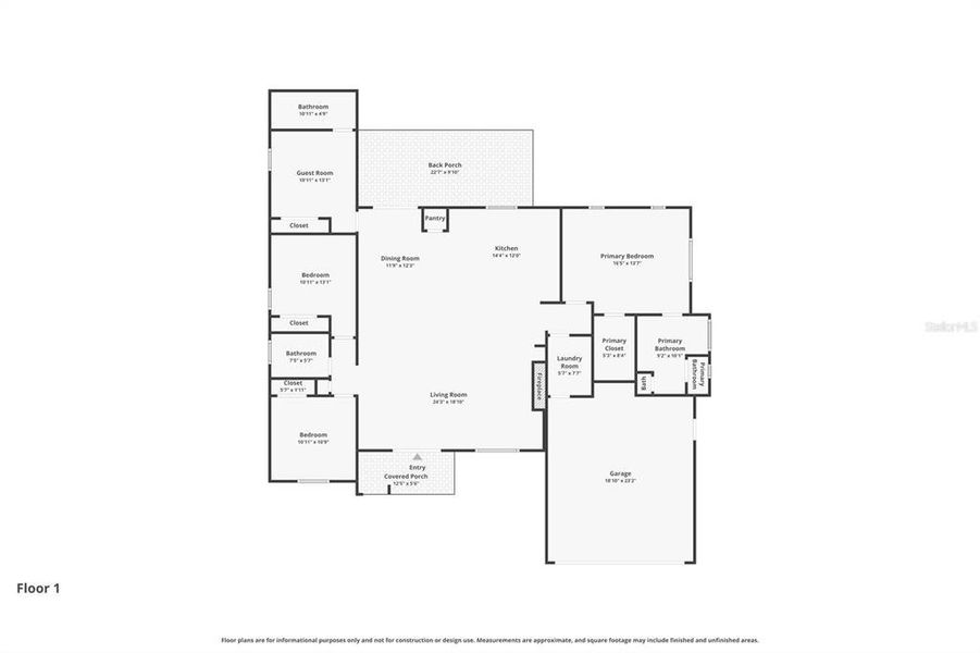 2D floor plan layout of this home in , Ocala, FL (Image 5).