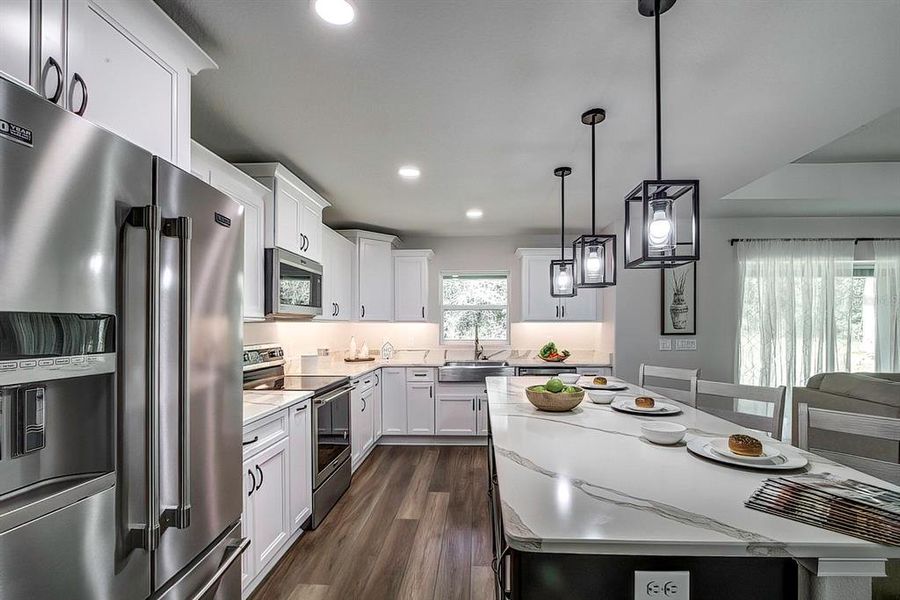 Furnished interior view inside a new home in , Citrus Springs (Image 5). Furnished interior view inside a new home in , Citrus Springs (Image 5).
