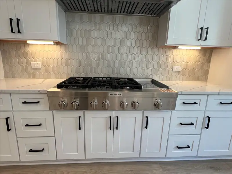 Furnished interior view inside a new home in The Grove, Austin (Image 6).