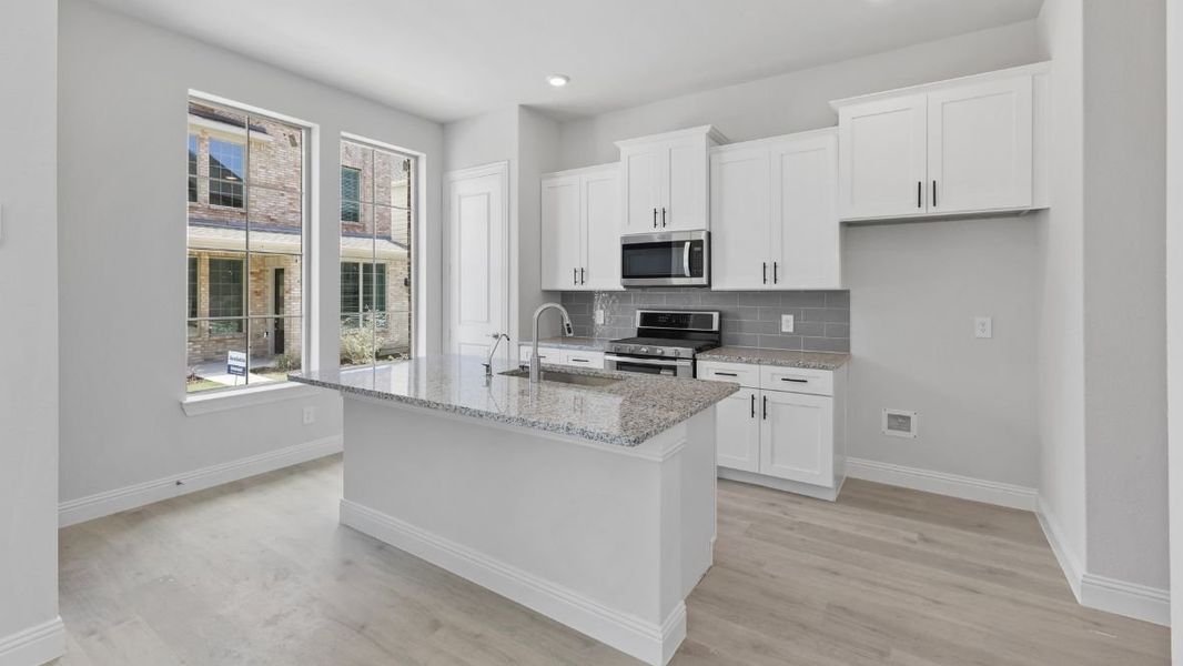 Furnished interior view inside a new home in The Avenue, Allen (Image 4). Furnished interior view inside a new home in The Avenue, Allen (Image 4).