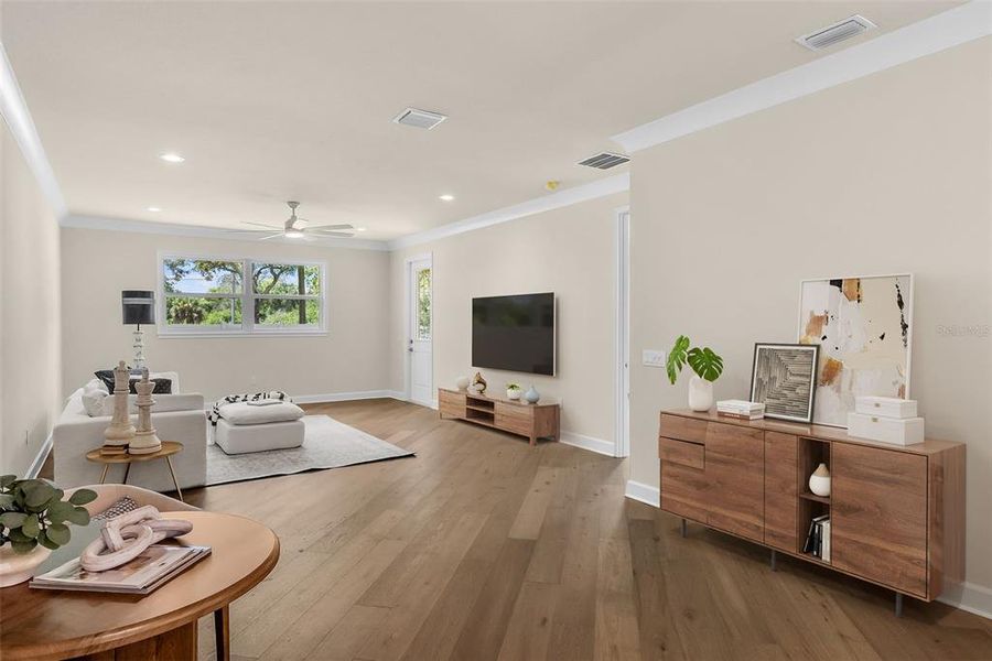 Furnished interior view inside a new home in , Tarpon Springs (Image 12). Furnished interior view inside a new home in , Tarpon Springs (Image 12).
