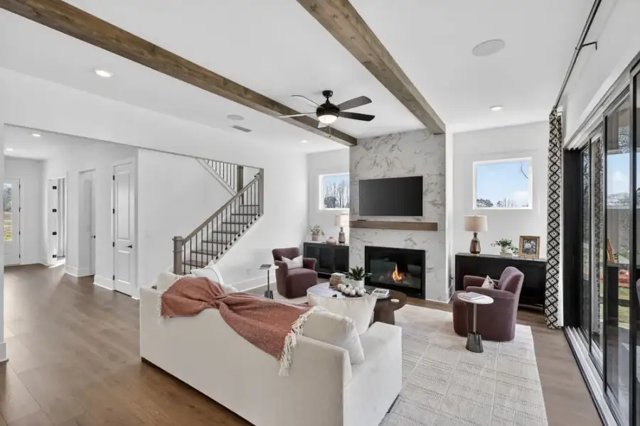 Furnished interior view inside a new home in Wayt Farm, Cumming (Image 10).
