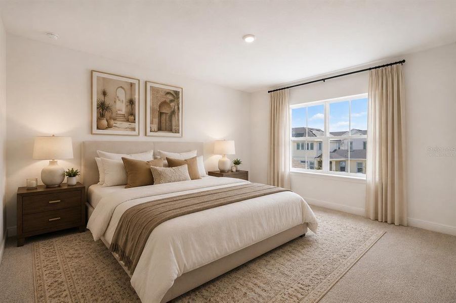 Furnished interior view inside a new home in Laureate Park, Orlando (Image 12).