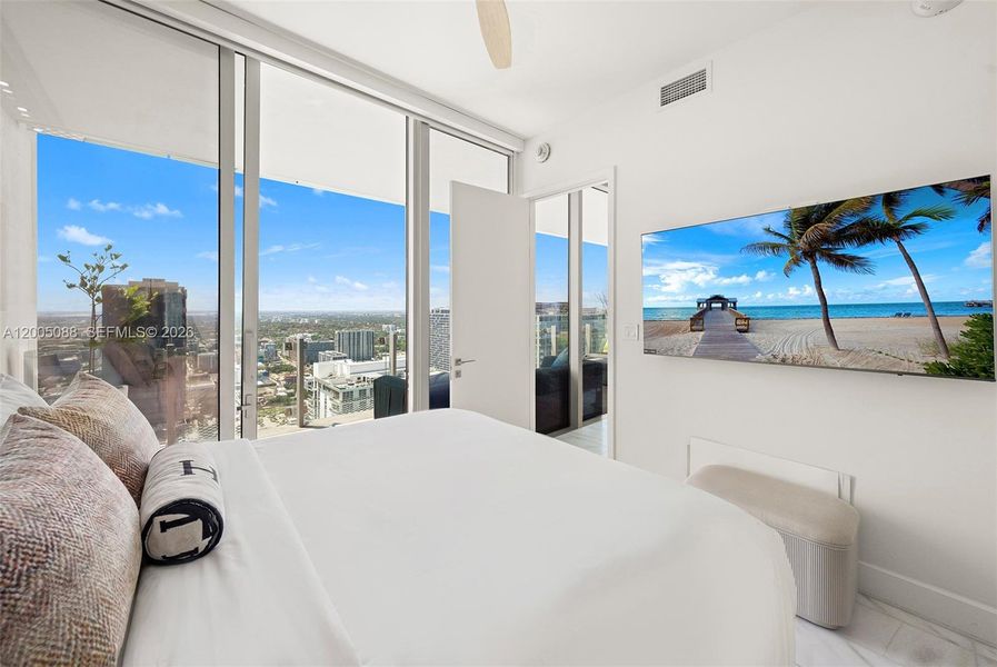 Furnished interior view inside a new home in Missoni Baia, Miami (Image 13).