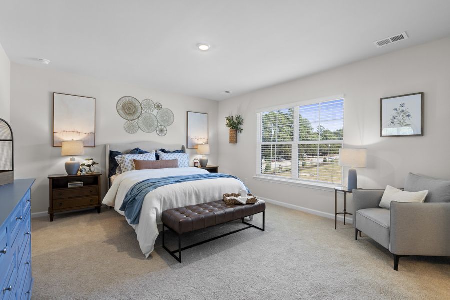 Furnished interior view inside a new home in Sibley Village Townhomes, Sumter (Image 13).
