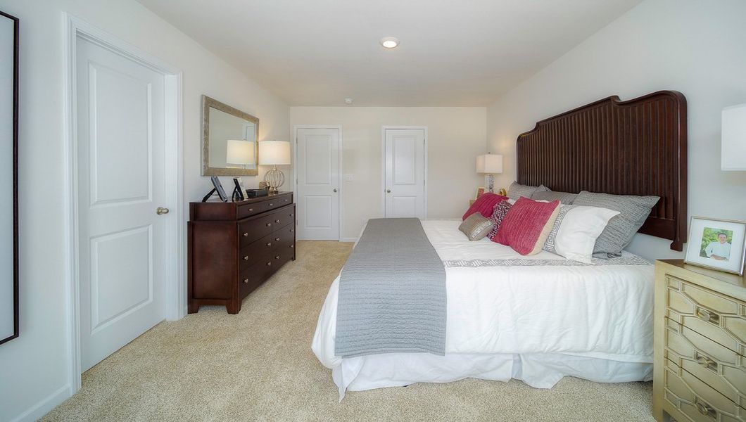Furnished interior view inside a new home in Townes at Tap Root Farms, Fletcher (Image 24). Furnished interior view inside a new home in Townes at Tap Root Farms, Fletcher (Image 24).