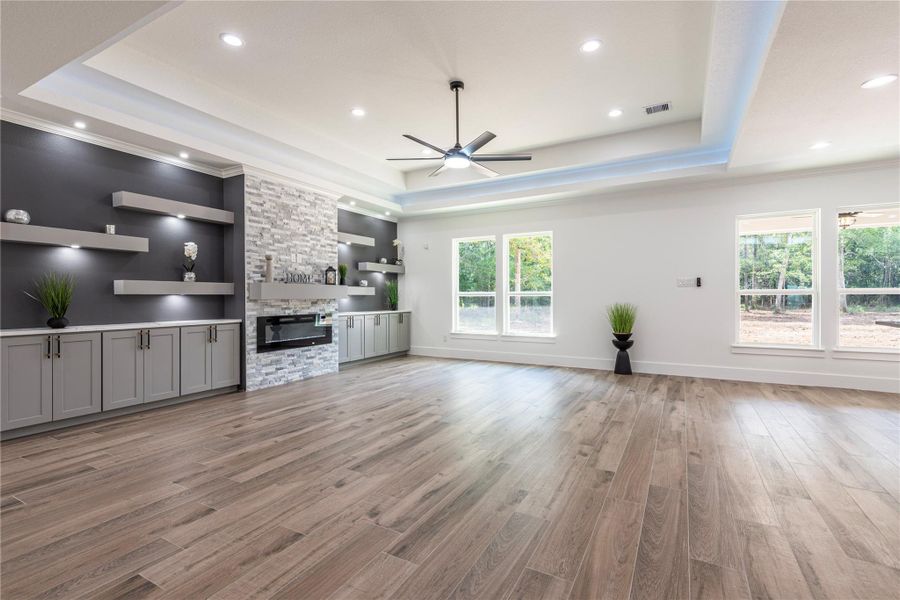 Furnished interior view inside a new home in , Dayton (Image 9).