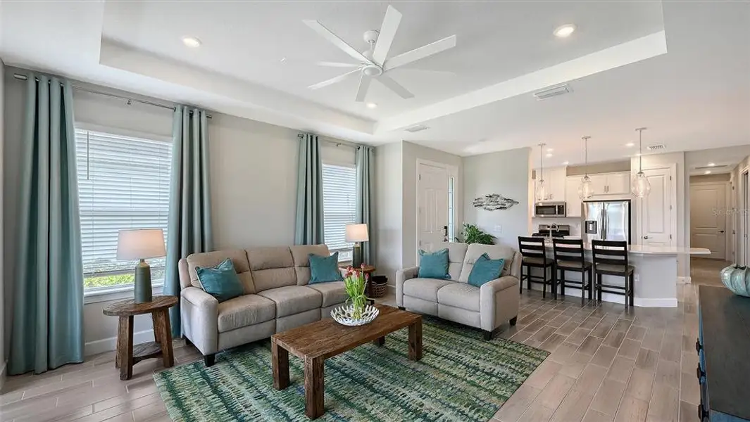 Furnished interior view inside a new home in , Bradenton (Image 37).