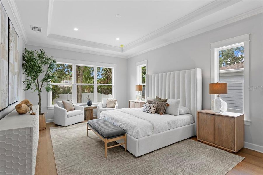 Furnished interior view inside a new home in , Tampa (Image 17).