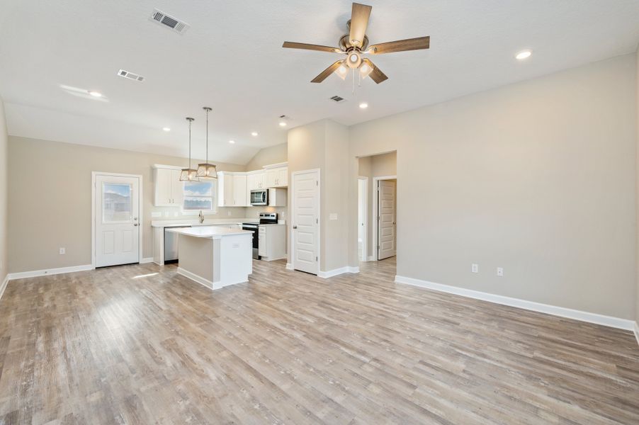 Representative unfurnished interior of a home built from the Adeline by CJL Homes in Oak Hollow, Crestview (Image 11).