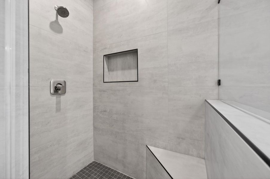 Close-up of interior finishes inside a home in , Houston (Image 21).