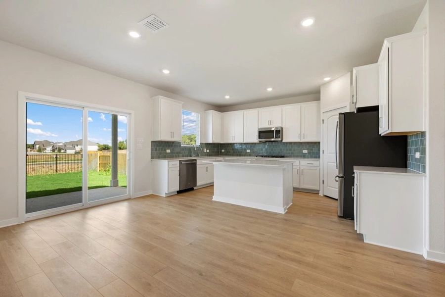 Furnished interior view inside a new home in Patterson Ranch, Georgetown (Image 5).