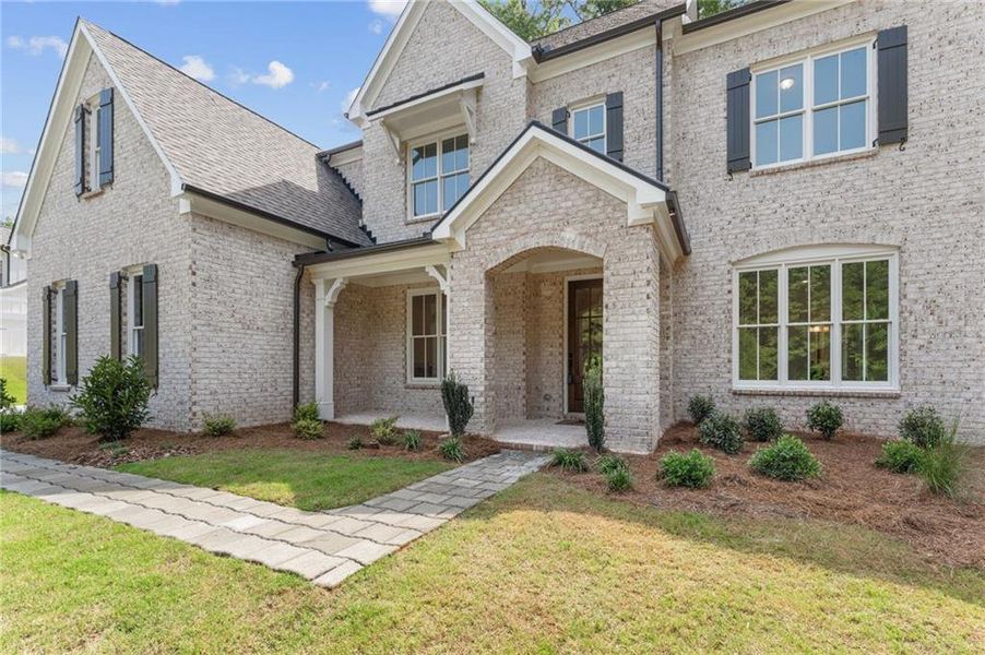 Exterior details and patio area of a home in Lanesborough, Marietta (Image 23).