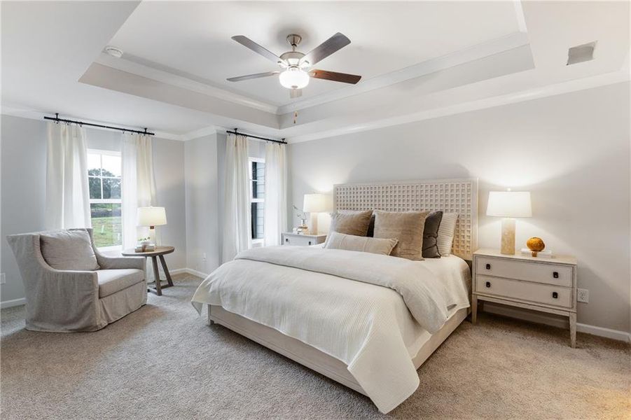 Furnished interior view inside a new home in , Conyers (Image 12).