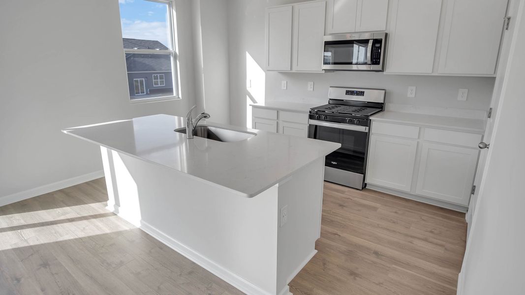 Furnished interior view inside a new home in Woodbridge Glen Single Family, Lebanon (Image 3).