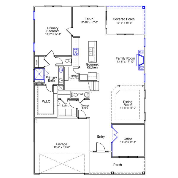 2D floor plan layout of this home in Fieldstone, Lexington, NC (Image 5). 2D floor plan layout of this home in Fieldstone, Lexington, NC (Image 5).