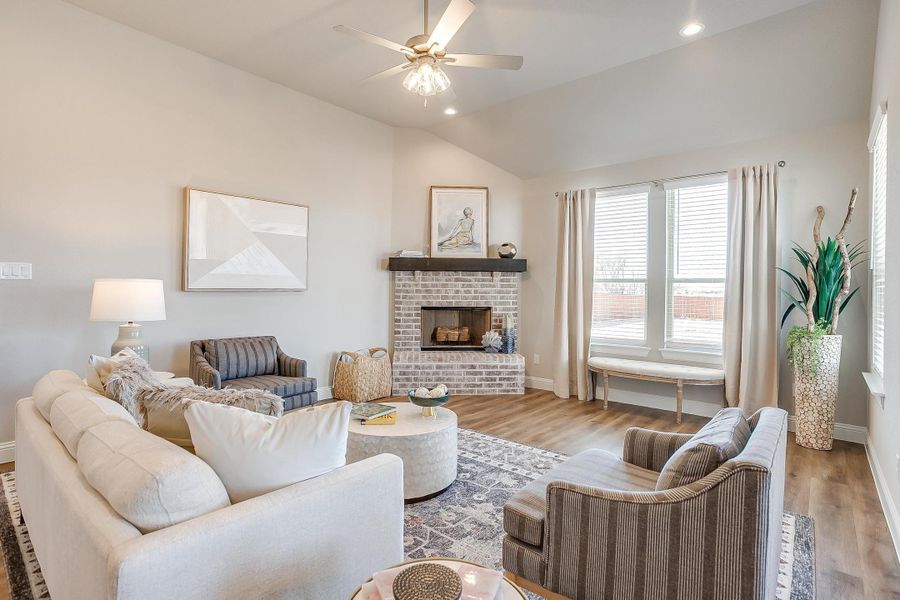 Representative furnished interior of a home built from the The Frio by Trinity Classic Homes in Covenant Park, Springtown (Image 7). Representative furnished interior of a home built from the The Frio by Trinity Classic Homes in Covenant Park, Springtown (Image 7).