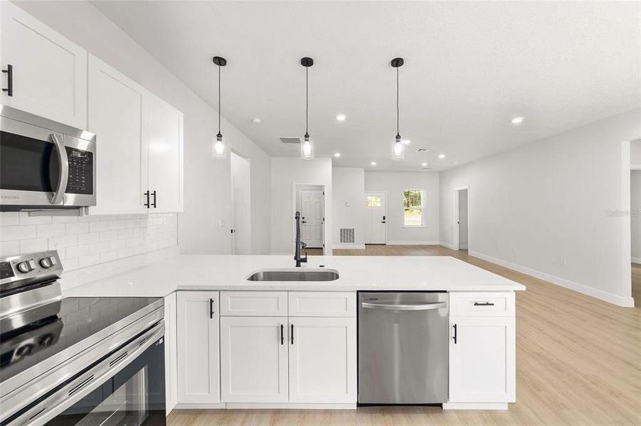 Furnished interior view inside a new home in , Citrus Springs (Image 6).