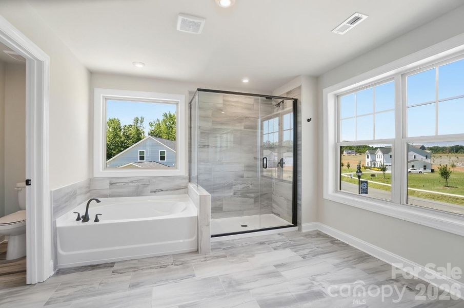 Furnished interior view inside a new home in Blair Place, Monroe (Image 13).