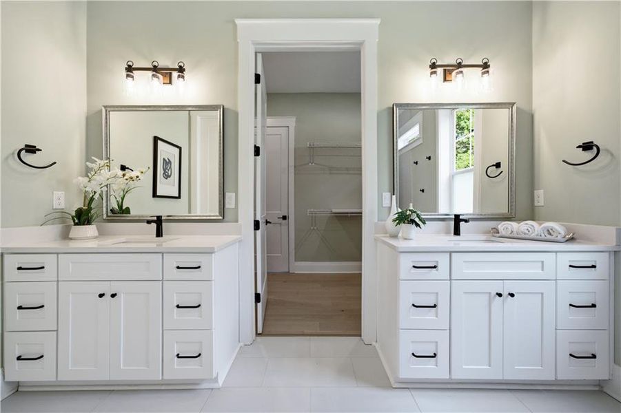 Furnished interior view inside a new home in , Decatur (Image 41).