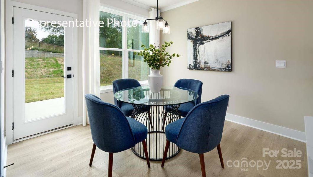 Furnished interior view inside a new home in Sanctuary at Southgate, Indian Trail (Image 19).