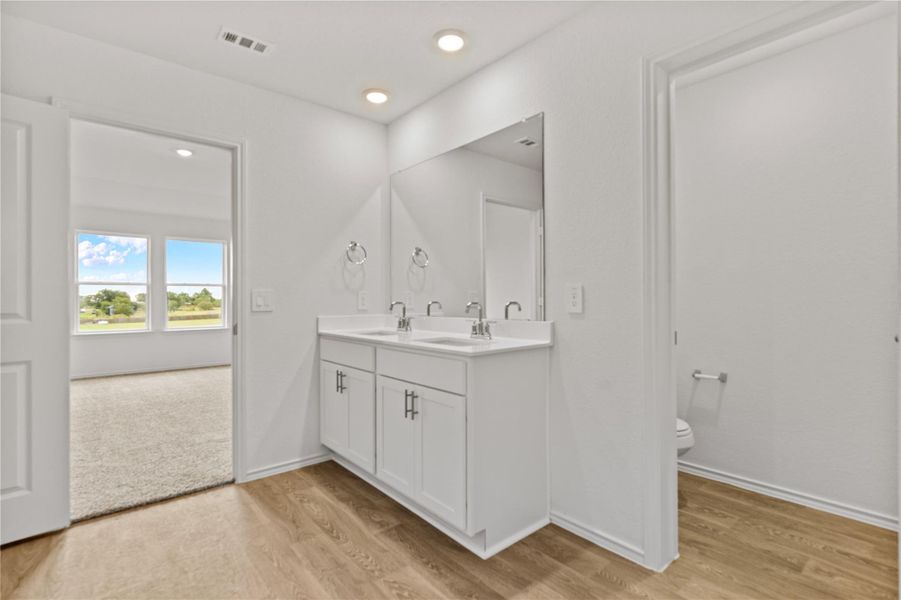 Furnished interior view inside a new home in Palomino, Manor (Image 4).