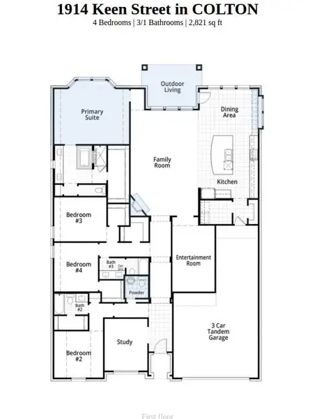 2D floor plan layout of this home in COLTON, Todd Mission, TX (Image 2). 2D floor plan layout of this home in COLTON, Todd Mission, TX (Image 2).