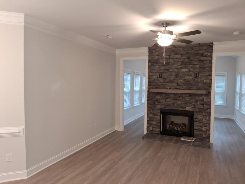 Spacious, unfurnished interior of a new home in Weybridge, Burlington (Image 76). Spacious, unfurnished interior of a new home in Weybridge, Burlington (Image 76).