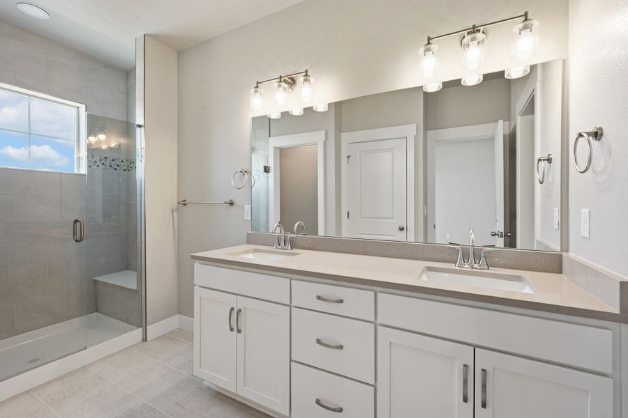 Furnished interior view inside a new home in The Lakes at Centerra, Loveland (Image 6).