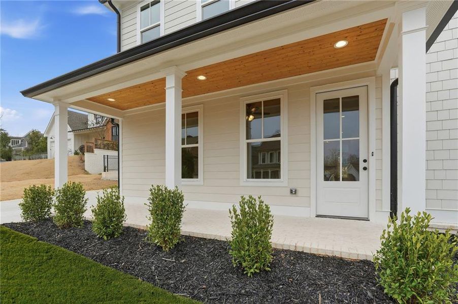 Exterior details and patio area of a home in , Dawsonville (Image 29).