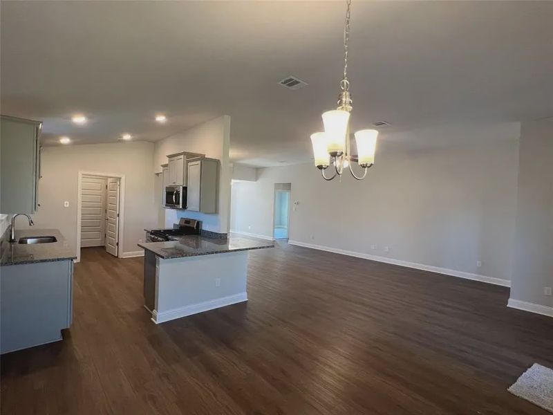 Furnished interior view inside a new home in Bayou Maison, Dickinson (Image 4). Furnished interior view inside a new home in Bayou Maison, Dickinson (Image 4).