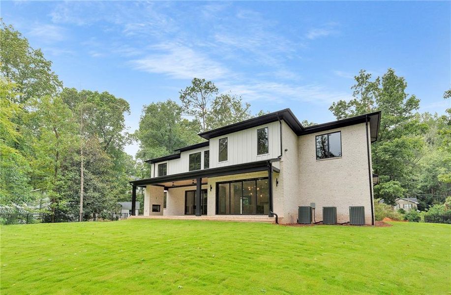 Exterior details and patio area of a home in , Brookhaven (Image 4). Exterior details and patio area of a home in , Brookhaven (Image 4).