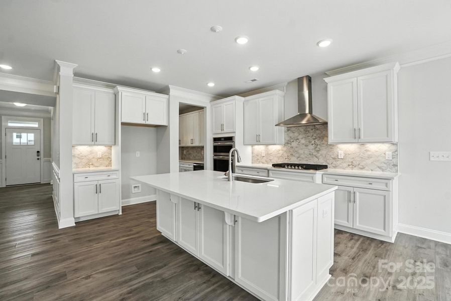 Furnished interior view inside a new home in Hampton Woods, Charlotte (Image 10).
