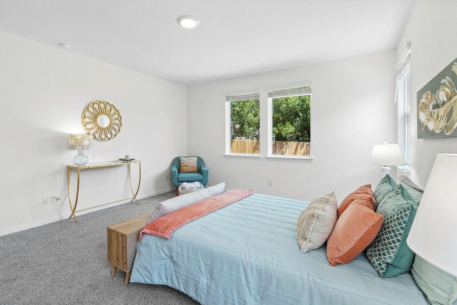 Furnished interior view inside a new home in Brooks Ranch, Kyle (Image 16).