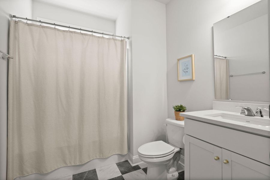 Furnished interior view inside a new home in , Huger (Image 38).