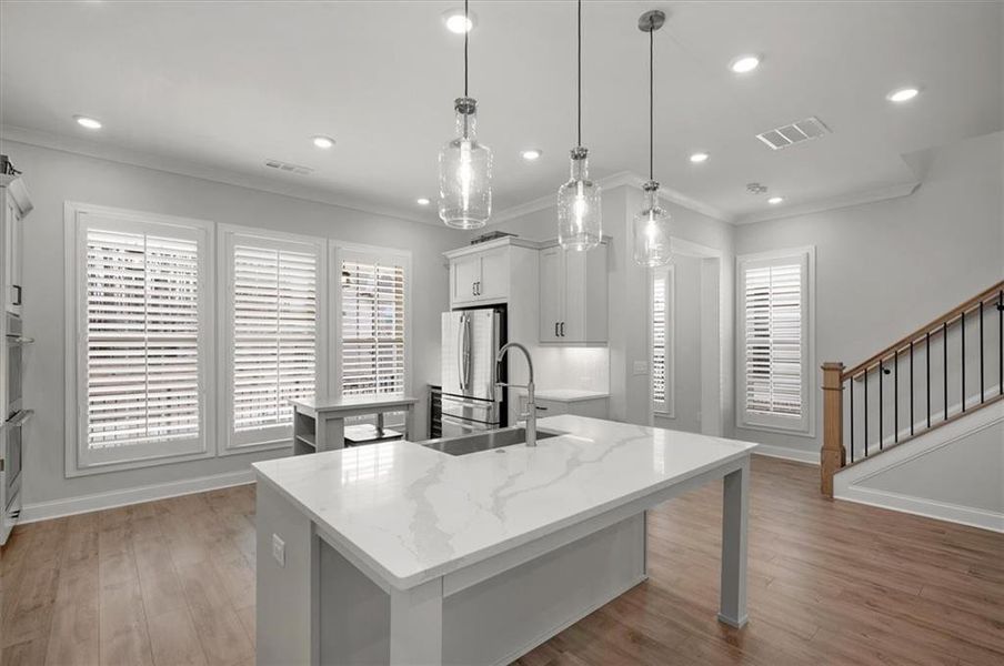 Furnished interior view inside a new home in , Cumming (Image 8).