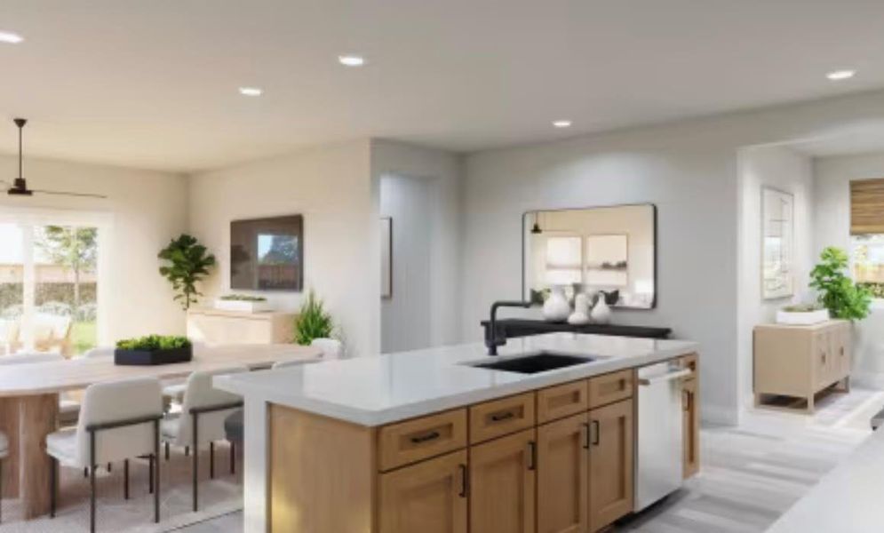 Furnished interior view inside a new home in Sage Collection – Freedom at Anthem, Kyle (Image 5).