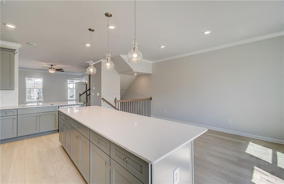 Furnished interior view inside a new home in Silverock, McDonough (Image 12).
