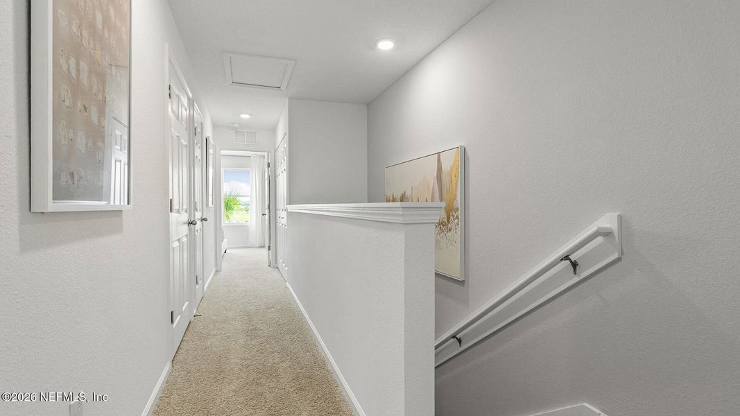 Spacious, unfurnished interior of a new home in Cordera Townhomes, St. Augustine (Image 20).