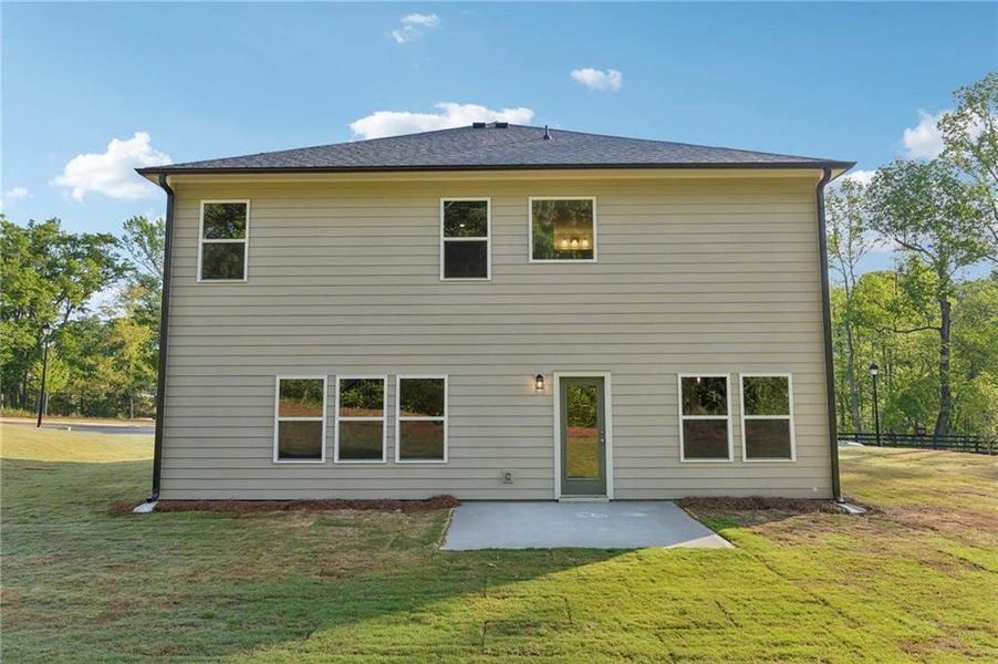 Exterior details and patio area of a home in The Estates at Casteel, Bethlehem (Image 15).