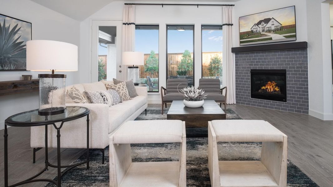 Furnished interior view inside a new home in Two Step Farm, Montgomery (Image 31).