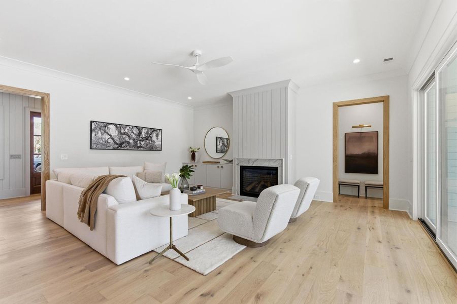 Furnished interior view inside a new home in , Mount Pleasant (Image 21).